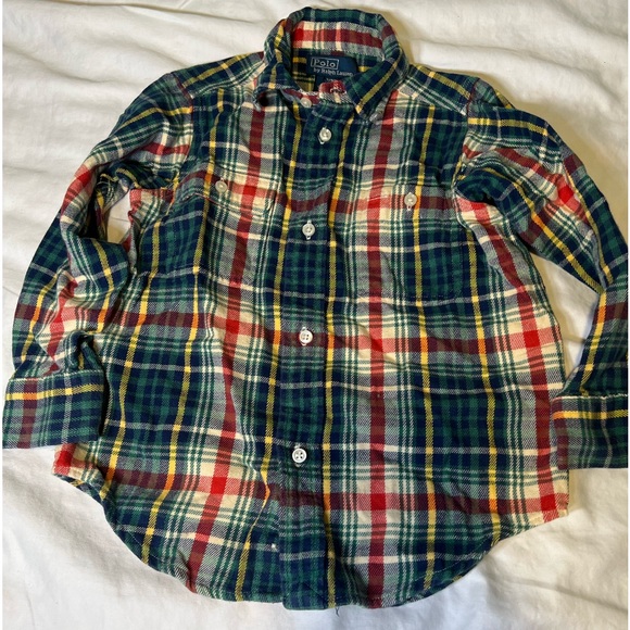 Ralph Lauren Shirts & Tops Ralph Lauren Polo Plaid Flannel Boys